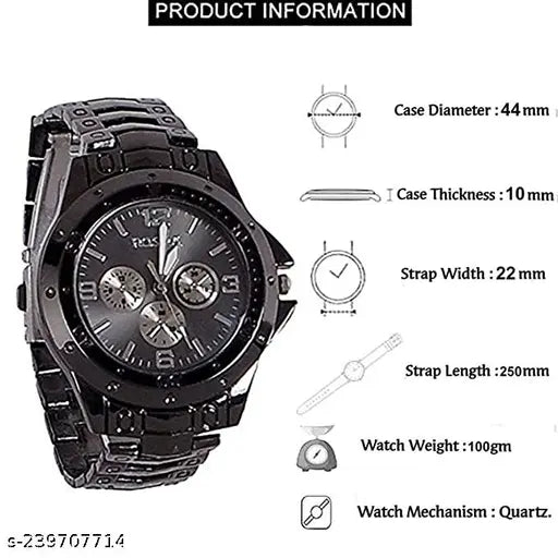 Batman Inspired Watch by Police Bold Luxury Men’s Edition